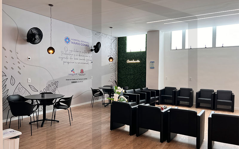 Espaço de descompressão hospitalar