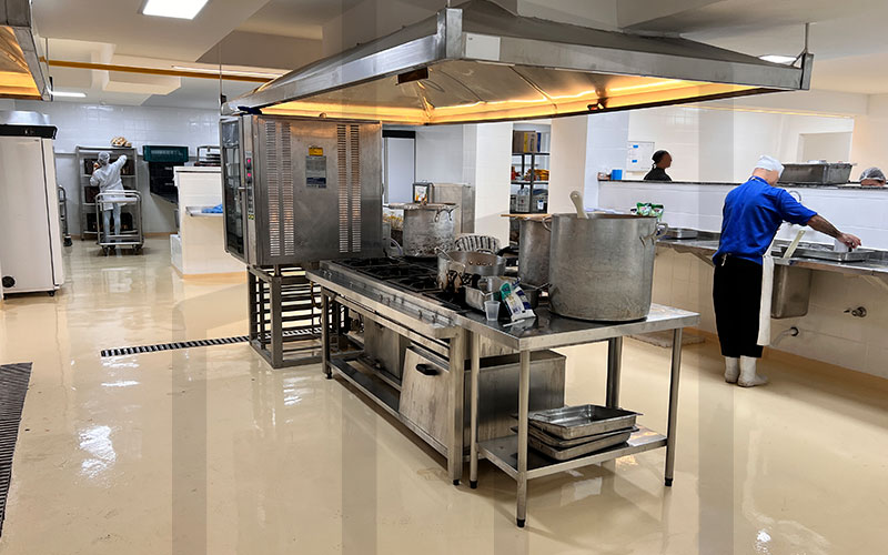 Reforma cozinha hospitalar