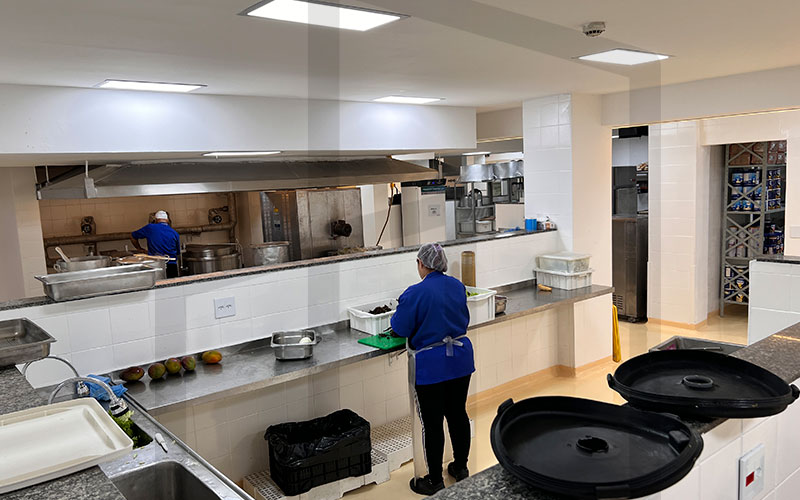 Reforma cozinha hospitalar